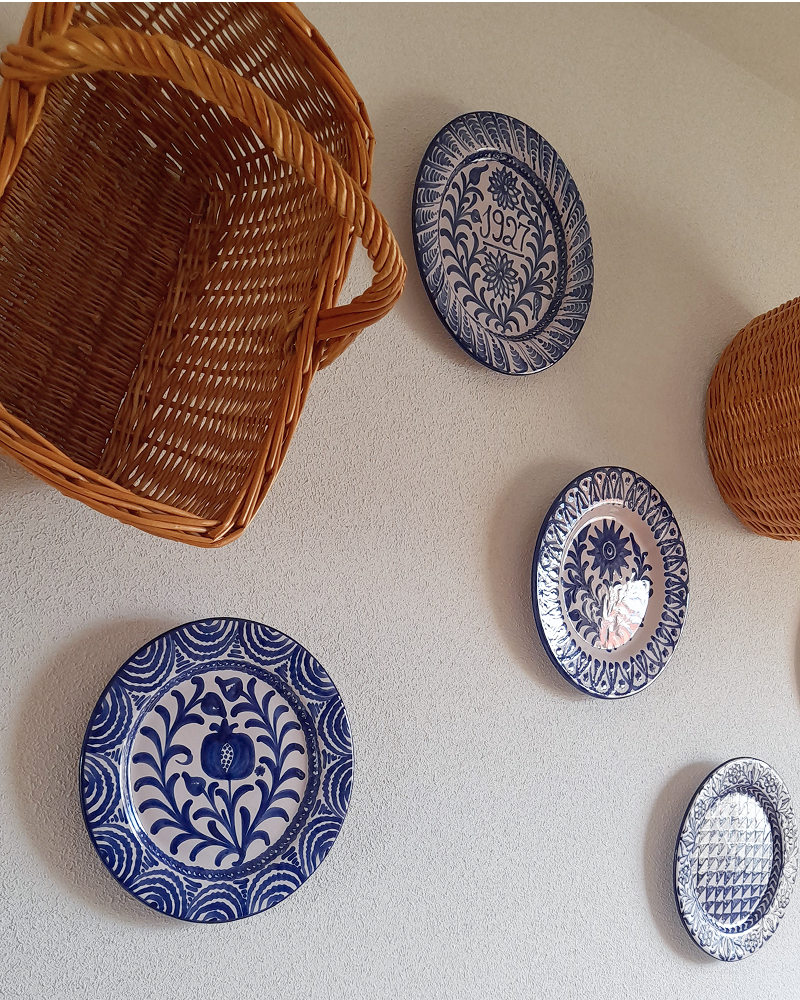 Granada Fajalauza Plate in Blue — CASA PLETÓRICA — Handmade